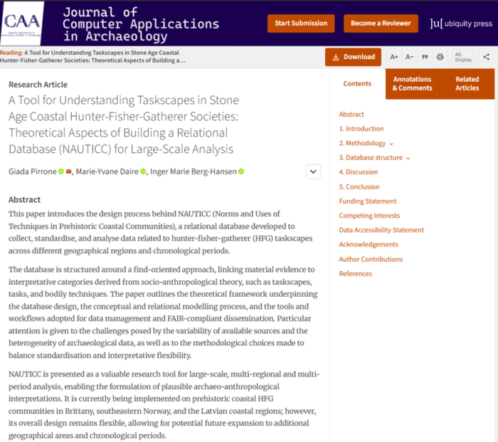 A decorative screenshot of the article on the CAA website. 